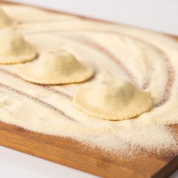 Ravioli ricotta e carciofi